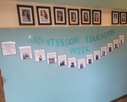 Montessori Education Week Exhibit Timeline